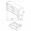 Robyn 5-piece Twin Bedroom Set Light Ash