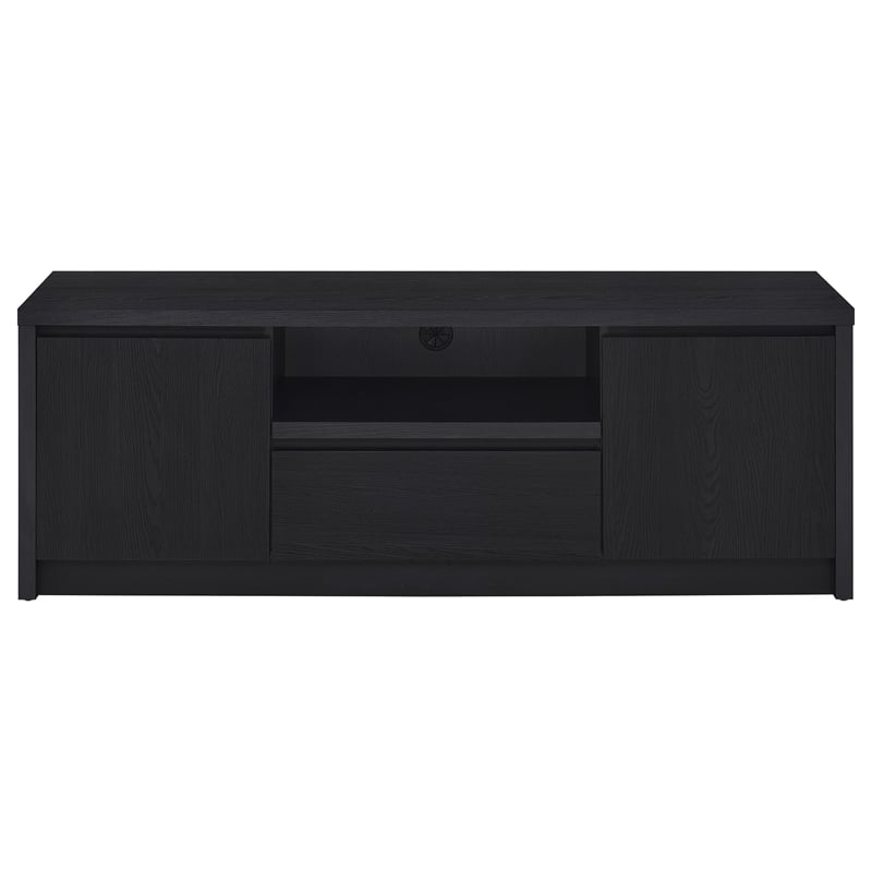 Winfield 60-inch 2-door TV Stand Media Console Black