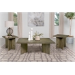 Andando 3-piece Coffee and End Table Set Mango Brown