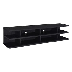 Cartmill 78-inch 2-tier TV Stand Media Console Black