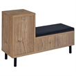 Teller 1-door Entryway Shoe Storage Bench Natural Oak