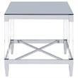 Lindley 3-piece Square Coffee and End Table Set Chrome