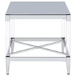 Lindley 3-piece Square Coffee and End Table Set Chrome