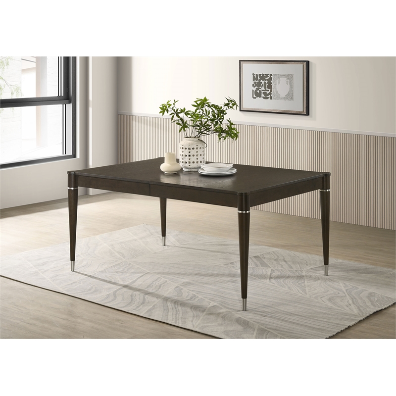 Reseda 81-inch Extension Leaf Dining Table Ash Brown