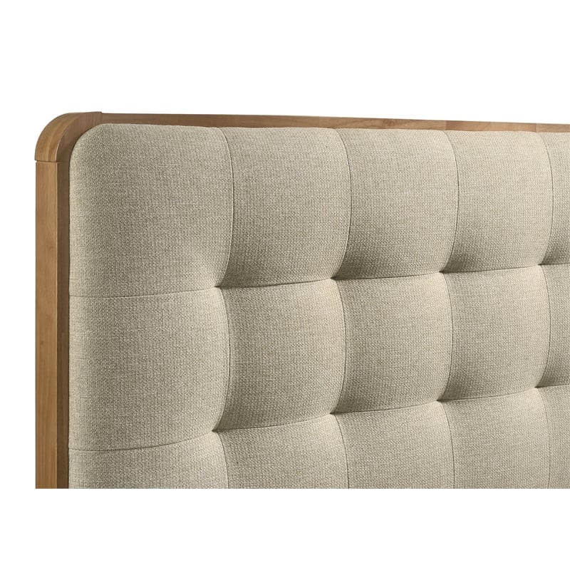 Robyn Wood Eastern King Platform Bed Light Ash