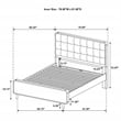 Robyn Wood Eastern King Platform Bed Light Ash