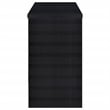Topanga Engineered Wood Freestanding Home Bar Black