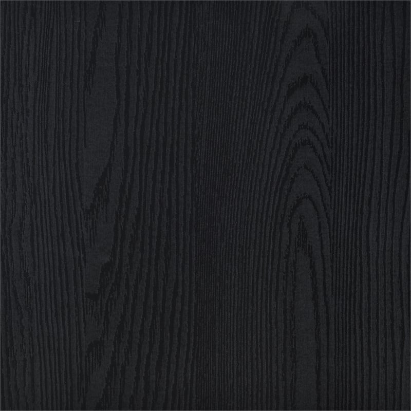 Topanga Engineered Wood Freestanding Home Bar Black
