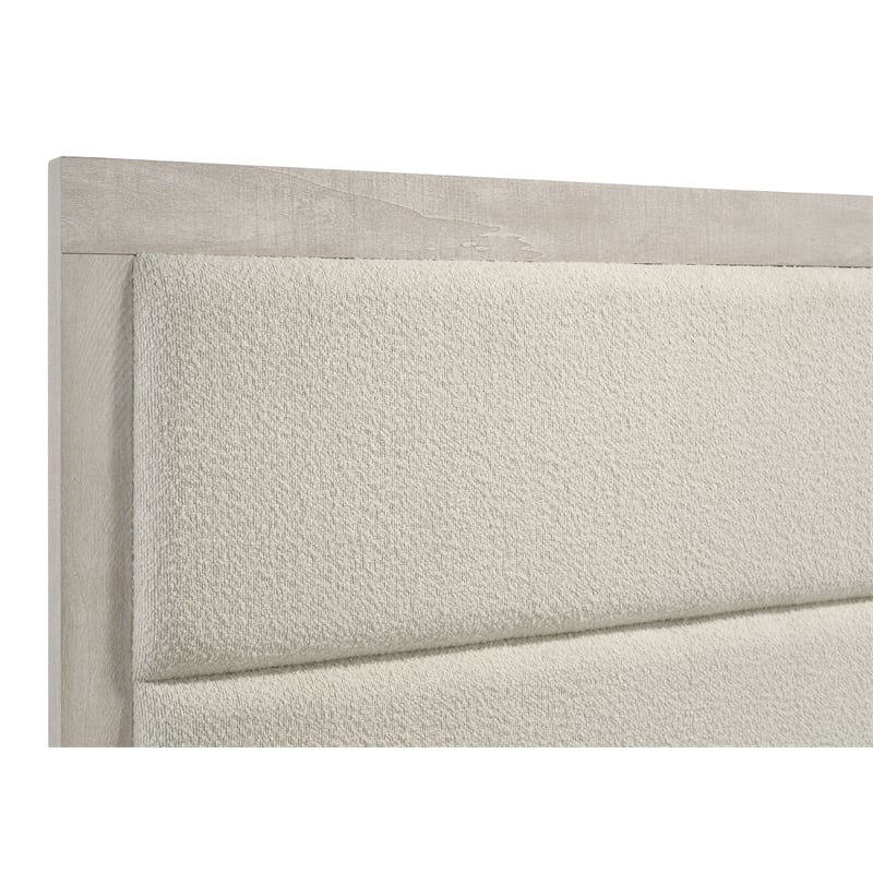 Trenton 54-inch Wood Eastern King Panel Bed Rustic Cream