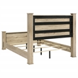 Oakglen 55-inch Eastern King Panel Bed Weathered Oak