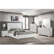 Felicity 5-piece Eastern King Bedroom Set White High Gloss