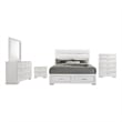 Felicity 5-piece Eastern King Platform Bedroom Set White