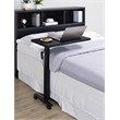 Westpark Height Adjustable Mobile Bedroom C-Table Black
