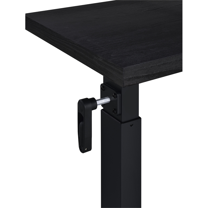 Westpark Height Adjustable Mobile Bedroom C-Table Black