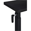 Westpark Height Adjustable Mobile Bedroom C-Table Black