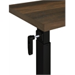 Westpark Height Adjustable Mobile Bedroom C-Table Dark Pine