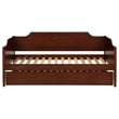 Redding Wood Twin Daybed With Trundle Cherry
