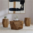 Zalika 3-piece Solid Wood Coffee and End Table Set Natural