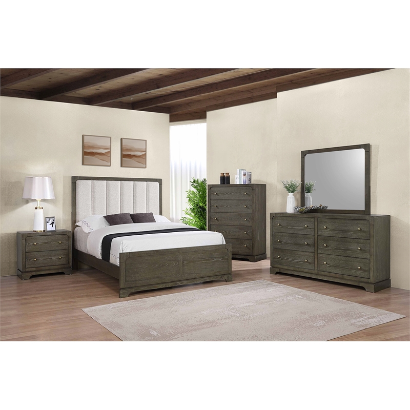 Gran Park 5-piece Eastern King Bedroom Set Dark Cocoa