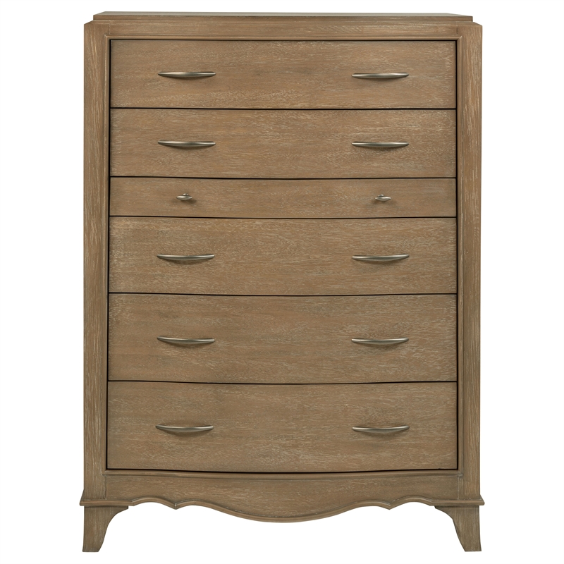 Coaster Revello 6-Drawer Wood Bedroom Chest of Drawers in Washed Mango Brown