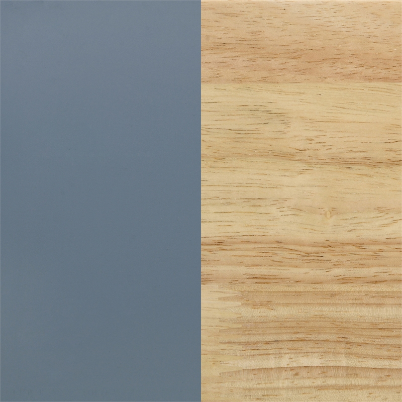 Frankie Twin Over Twin Bunk Bed with 7-inch Mattresses Blue