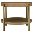 Arini 2-piece Round Coffee and End Table Set Sand Wash