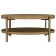 Arini 2-piece Round Coffee and End Table Set Sand Wash