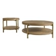 Arini 2-piece Round Coffee and End Table Set Sand Wash