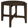 Cota 2-piece Solid Wood Coffee and End Table Set Dark Brown