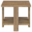 Dawn 2-piece Round Coffee and End Table Set Mango Brown