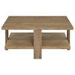 Dawn 2-piece Round Coffee and End Table Set Mango Brown