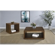Frisco 2-piece Coffee and End Table Set Dark Pine