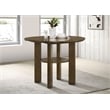 Ottowa 47-inch Round Counter Height Dining Table Brown