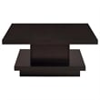 Reston 2-piece Square Coffee and End Table Set Cappuccino