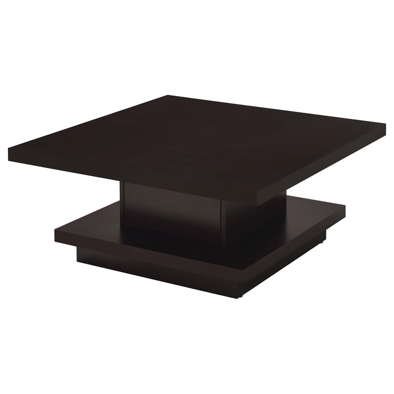 Reston 3-piece Square Coffee and End Table Set Cappuccino