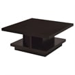 Reston 3-piece Square Coffee and End Table Set Cappuccino