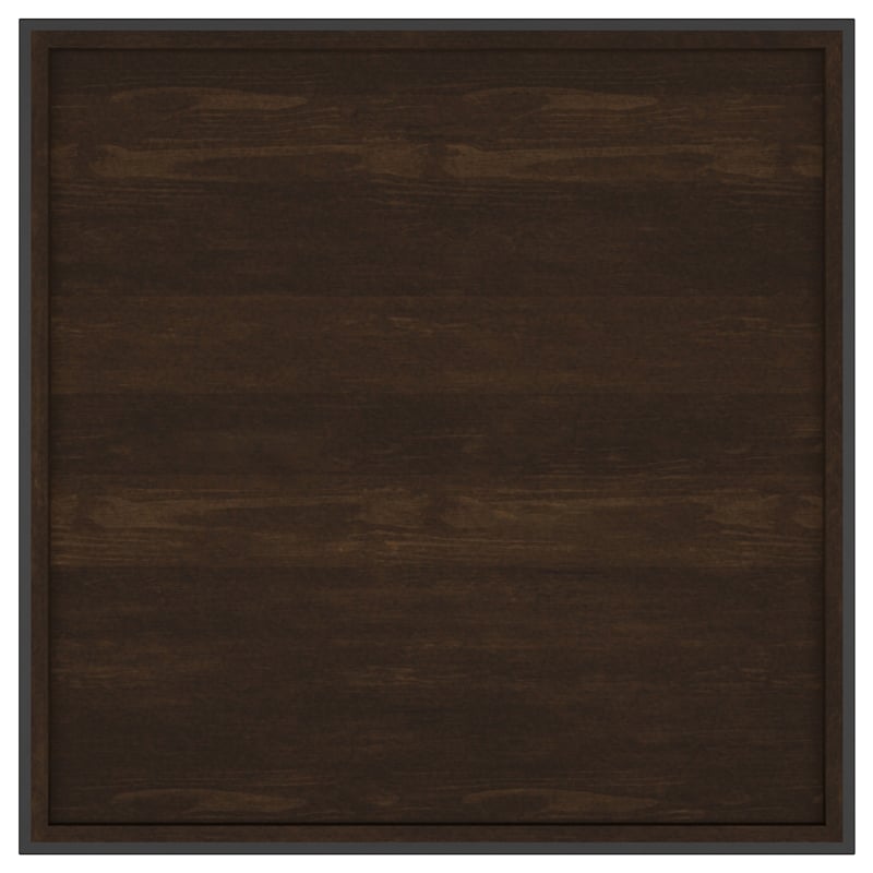 Fulton 30-inch Square Mango Wood Coffee Table Dark Brown