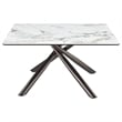 Carvell Square Sintered Stone Top Coffee Table Mirage White