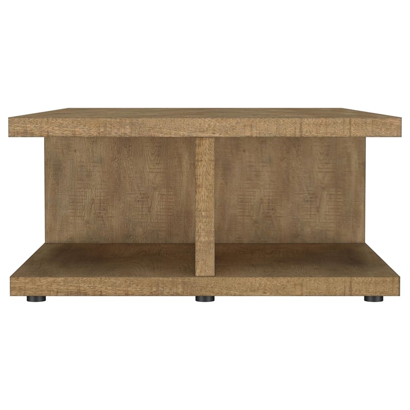Cortona Square Engineered Wood Cocktail Coffee Table Mango