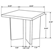 Andando 2-piece Coffee and End Table Set Mango Brown