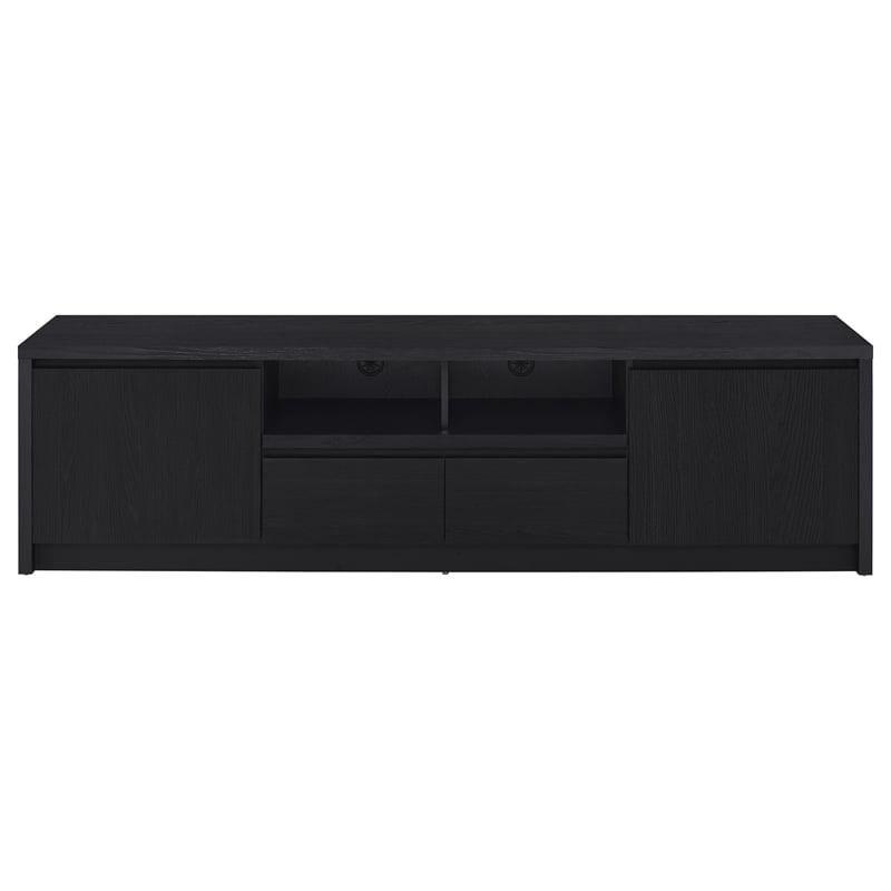 Winfield 3-piece Entertainment Center 78-inch TV Stand Black