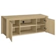 Coaster Laurelton 3-piece Engineered Wood Entertainment Center in Light Oak