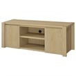 Coaster Laurelton 3-piece Engineered Wood Entertainment Center in Light Oak
