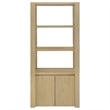 Coaster Laurelton 3-shelf Engineered Wood Media Tower Tall Cabinet in Light Oak