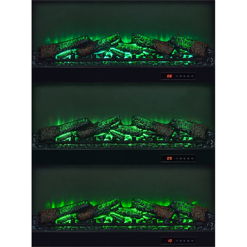 Coaster Fuller 60-inch 2-door Engineered Wood TV Stand Fireplace in Mango