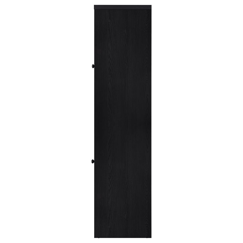 Coaster Denison 3-piece Engineered Wood Entertainment Center in Black