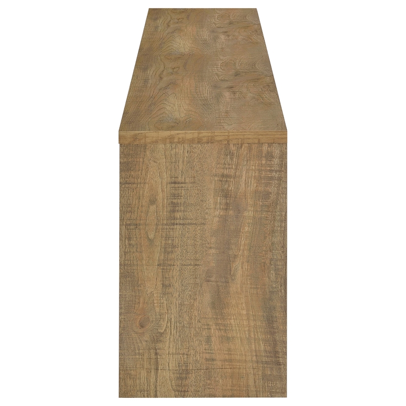 Coaster Eddy 79-inch 2-door Engineered Wood TV Stand Fireplace in Mango