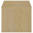 Coaster Canoga Engineered Wood Accent Side End Table in Light Oak