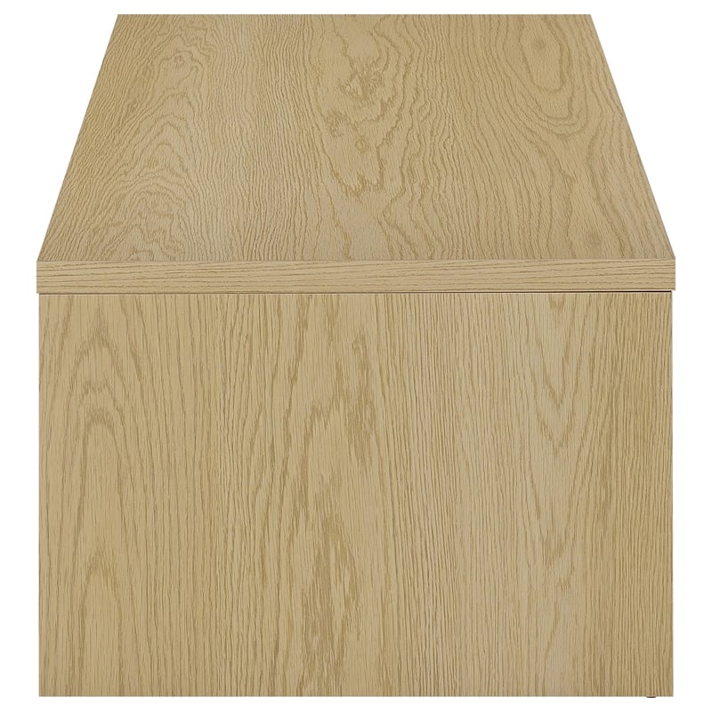 Coaster Canoga 2-piece Engineered Wood Lift Top Coffee Table Set in Light Oak