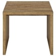 Coaster Canoga Engineered Wood Accent Side End Table in Mango Brown